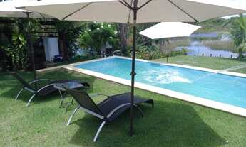 Imagem 2: Casa 3/4 com piscina e lagoa Porto de Sauipe aluguel temporada