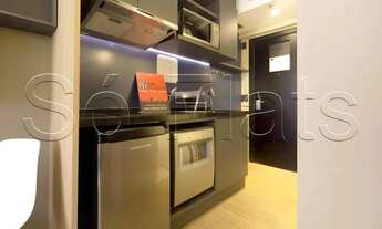 Imagem 4: Flat mobiliado disponível para venda com 35m², 01 dormitório e 01 vaga