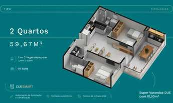 Imagem: Imóvel para venda possui 60 metros quadrados