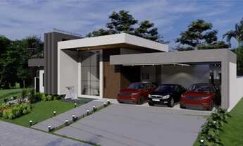 Imagem 5: Casa moderna no Cond Mont Blanc, 4 suítes, 1 master, piscina, 6 vagas