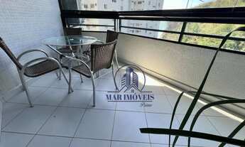 Imagem 3: Apartamento à venda no Guarujá, na praia das Pitangueiras, 100 metros de área útil, Sacada