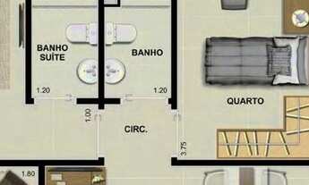 Imagem 2: Apartamento para Venda em Teresópolis, Várzea, 2 dormitórios, 1 suíte, 2 banheiros, 1 vaga