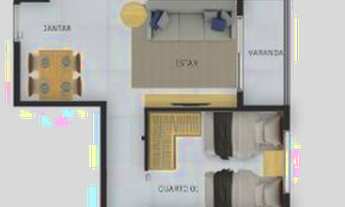 Imagem 2: Lançamento no Bairro Monte Castelo - Carpe Diem 2 Dormitórios) 54m² sem Suíte e 57m² com S