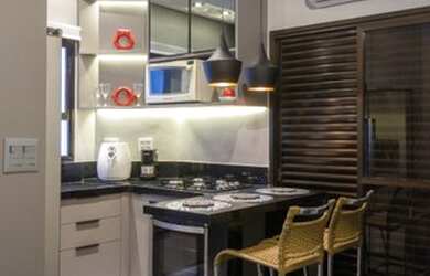 Imagem 3: Flat 48m2. Decoração primorosa no Gonzaga em Santos SP