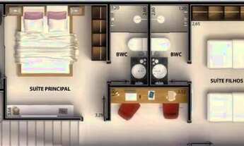 Imagem 5: Casa duplex em condomínio em Ponta Negra, com 3 quartos, sendo 2 suítes, próximo à praia