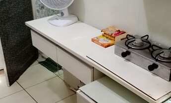 Imagem: Quarto individual tipo kitnet independente