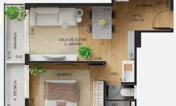 Imagem 7: Apartamento no Bessa próximo a praia com 2 quartos, sendo 1 suíte