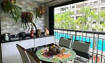 Imagem 2: Apartamento Mobiliado Piscine Home Resort Vl Yara Quarto Lazer Completo 1 vaga