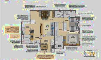 Imagem 4: Apartamento - Vila Ema - Edifício Mirai - 2 Suítes - 2 vagas