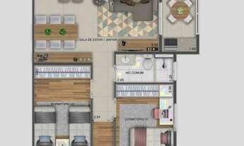 Imagem 5: LANCAMENTOS Apartamento - ESSÊNCIA PARAÍSO- Jardim América 2 e 3 Dorm de 60,30 e 73,70 m²