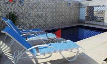 Imagem 6: Cobertura com 3 dormitórios à venda, 270 m² por R$ 1.300.000,00 - Ponta da Praia - Santos