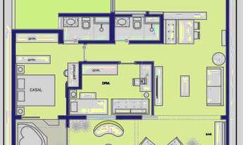 Imagem 2: Apartamento para venda tem 93 metros quadrados com 2 quartos em Vila Monumento - São Paulo
