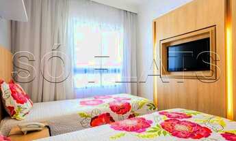 Imagem 6: Flat Mercure Pinheiros disponível para locação, com excelente localização, contendo 28m²