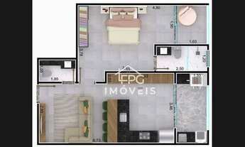 Imagem 2: LANÇAMENTO* RESIDENCIAL MANSION - Apartamento com 01 suíte em prédio exclusivo de 03 anda