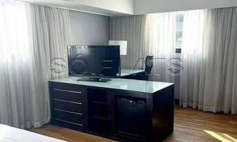 Imagem 3: Flat disponível para locação no Wyndham Berrini contendo 29m², 1 dormitório e 1 vaga de ga