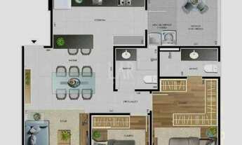 Imagem 6: Apartamento à venda, 2 quartos, 1 suíte, 2 vagas, Castelo - Belo Horizonte/MG