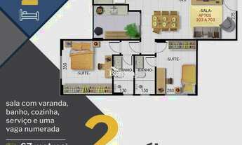 Imagem 6: Apartamento 2 quartos a venda no Bairro Morro da Gloria em Juiz de Fora