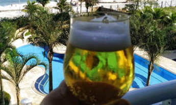 Imagem 5: Flat mobiliado frente ao mar. R$ 290,00 dia de semana