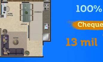 Imagem: Obras aceleradas! Apto 100 financiado ao