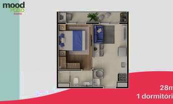 Imagem 4: Mood butanta Apartamento com 1 dormitório
