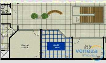 Imagem 6: Barracão_Salão_Loja para alugar por R$ 1650.00, 21.84 m2 - CENTRO - LONDRINA/PR