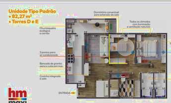Imagem 15: Apartamento para venda tem 82 metros com 3 quartos em - Limeira - SP