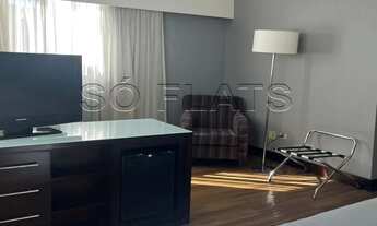 Imagem 4: Flat disponível para locação no Wyndham Berrini contendo 29m², 1 dormitório e 1 vaga de ga