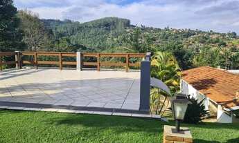 Imagem 6: Casa de condomínio térrea para aluguel e venda, lareira, piscina, churrasqueira, deck, pom