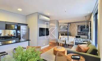 Imagem 4: Lindo apartamento mobiliado, sacada, vista privilegiada, Vila Olímpia