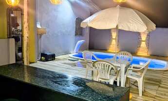 Imagem 2: Casa e eventos, diária e áreas externa com piscina. Fica localizada em paulista torres gal