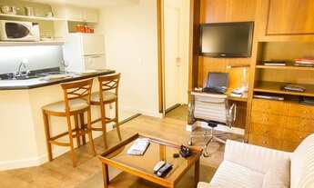 Imagem 4: Flat na Vila Nova Conceição, prox a Av. Sto Amaro e Republica do Líbano, no pool para inve