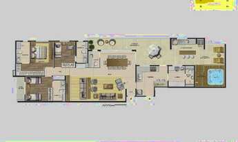 Imagem: Cobertura Linear de 188m² de 3 Quartos