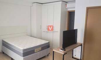 Imagem 5: Apartamento mobiliado para aluguel tem 37 metros quadrados com 1 quarto