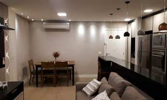 Imagem 3: Apartamento 2 dormitórios decorado para-Venda-em-Gonzaga-Santos-SP