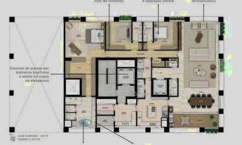 Imagem 7: Apartamento à venda, 309 m² por R$ 7.542.122,76 - Mossunguê - Curitiba/PR