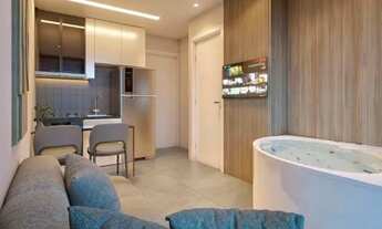 Imagem 5: Flat para venda com 22 metros por 199 mil com 1 quarto e com uma hidromassagem