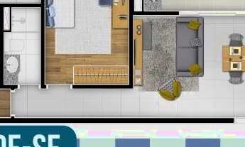 Imagem 3: Edifício Visare 67m² - sol da manhã