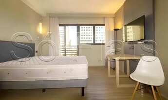 Imagem 6: Flat mobiliado disponível para venda com 35m², 01 dormitório e 01 vaga