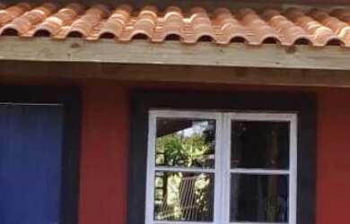 Imagem: Casinha geminada em servidão simples e