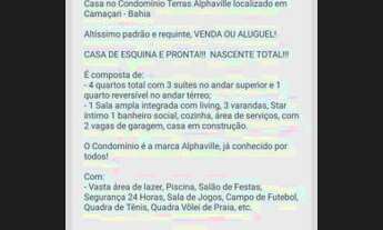 Imagem 6: Casa terras alpha ville 4/4 camacari