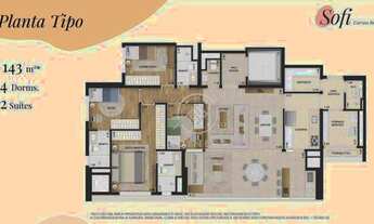 Imagem 3: SOFI Campo Belo - apto 143 m2 com 3 suítes e 2 vagas - Rua Gabriele D'Annunzio