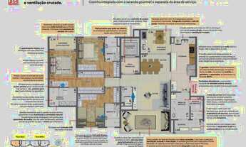 Imagem 5: Apartamento para venda possui 151 metros quadrados com 3 quartos