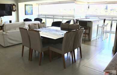 Imagem 2: Apartamento para Venda em São Paulo, Campo Belo, 3 dormitórios, 3 suítes, 5 banheiros, 3 v