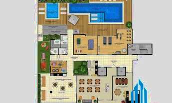 Imagem 7: Apartamento 03 quartos a venda na planta, 95 m², vista para o mar e área de lazer completa