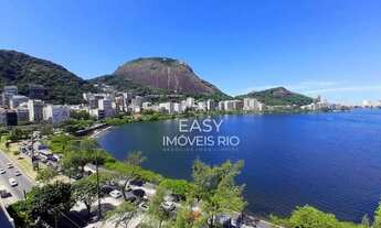 Imagem 6: VISTA PANORÂMICA LAGOA! 03 QUARTOS (02 SUÍTES), andar ALTO, 02 VAGAS, PORTARIA 24h, para a