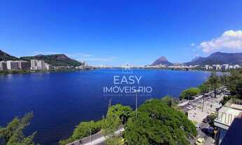 Imagem 4: VISTA PANORÂMICA LAGOA! 03 QUARTOS (02 SUÍTES), andar ALTO, 02 VAGAS, PORTARIA 24h, para a