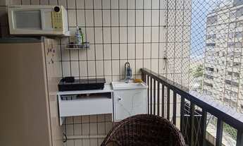 Imagem: Quarto com sacada no Gonzaga 1.950