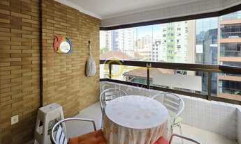 Imagem 2: Apartamento com 3 dormitórios para alugar, 108 m² por R$ 6.000,20/mês - Aparecida - Santos