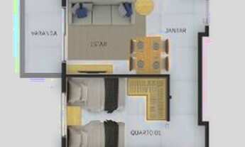 Imagem 3: Lançamento no Bairro Monte Castelo - Carpe Diem 2 Dormitórios) 54m² sem Suíte e 57m² com S