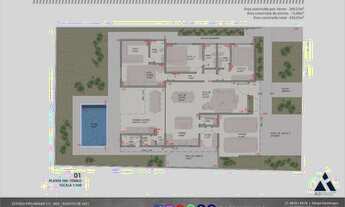 Imagem 2: Casa no condomínio Alphaville 1 venda possui 220 metros quadrados com 3 suítes em Rio das